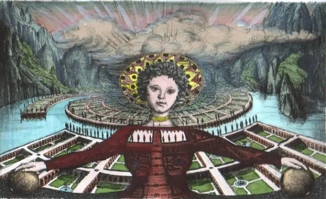Rennaissance (Lithografie handcoloriert)