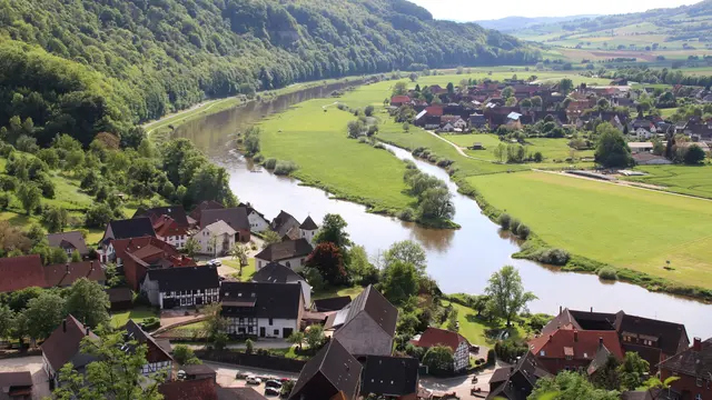 Meine schönste Aussicht: Weserschleife bei Rühle