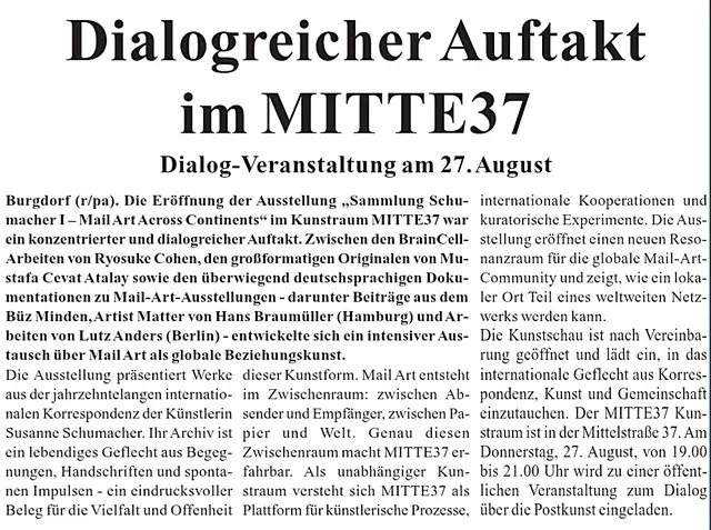 Artikel in der Neuen Woche