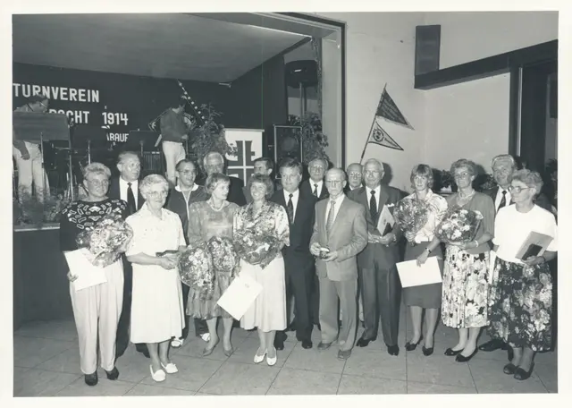 Verleihung des Gauehrenbriefs beim 75-jährigen Jubiläum