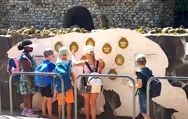 Beim Tagesausflug in den Augsburger Zoo bestand für die Kinder auch die Möglichkeit die Tiere in ihren Gehegen und auf Freiflächen zu beobachten. | Foto: Peter Heider