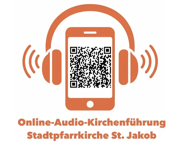 Halten Sie in der Stadtpfarrkirche Ausschau nach diesem Zeichen. QR-Code scannen und die Online- Führung kann losgehen. Kostenlos, aber nicht umsonst – versprochen. 