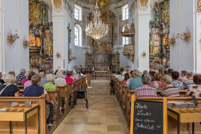 Laurentiusfest 2026 der Wittelsbacher Spezialitätenwirte - Festmesse in der Wallfahrtskirche Unseres Herrn Ruhe in Friedberg/Bayern  | Foto: FSeventfoto