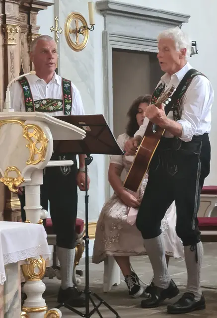 Gebrüder Franz und Roland Böck, Jodler Duo aus Weißensee