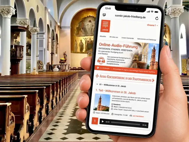 Ab sofort kann man die Stadtpfarrkirche St. Jakob selbstständig mit dem eigenen Smartphone erkunden - ideal in der Ferienzeit oder wenn Besuch  sich  | Foto: Steffen Brühl