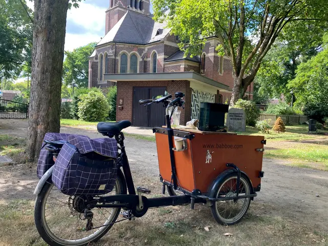 Im Bild das Kaffee-Lastenrad am Hamborner Friedhof.
Foto: Ev. Kirchengemeinde Hamborn
