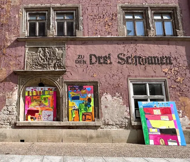 Ergebnisse des Workshops für Kinder ab 9 Jahren.   
