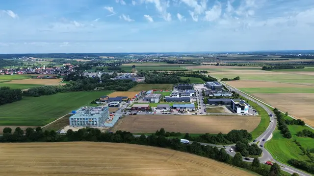 Blick auf das Gewerbegebiet Nord in Neusäß | Foto: Stadt Neusäß