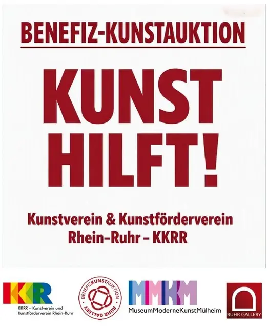 Plakat "KUNST HILFT"  