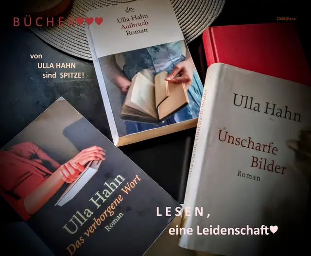 ...vor vielen Jahren
mal´ die BEIDEN hier von ULLA HAHN
"Das verborgene Wort" und die 
Fortsetzung "Aufbruch" gelesen...
und DIE hatten mir SEHR gut gefallen!

♥♥♥