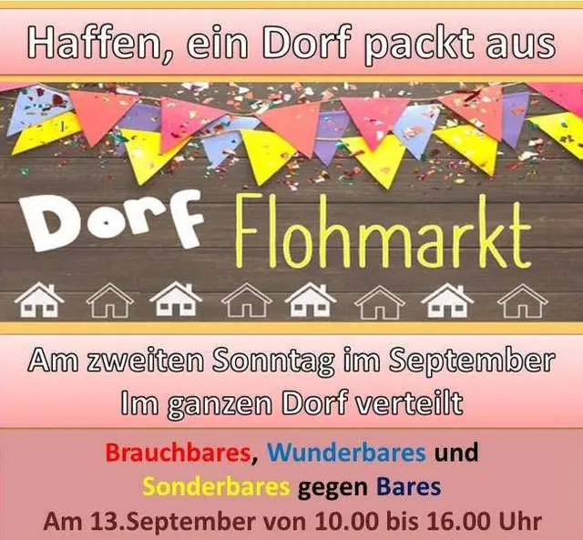 „Haffen - ein Dorf packt aus“ Eine Schatzsuche durch das ganze Dorf