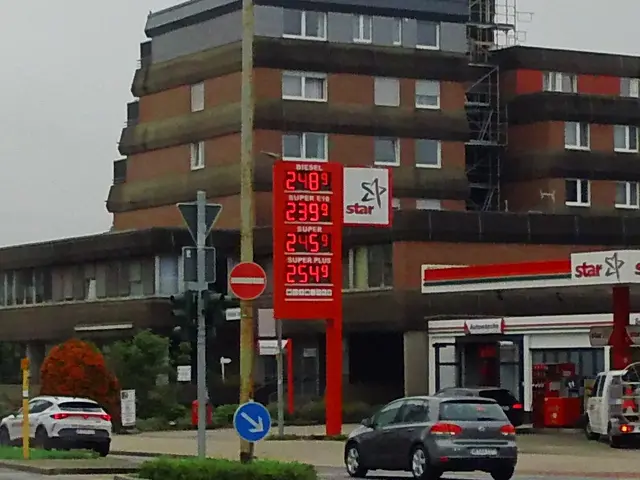 Tankstelle in Wesel an der Dinslakener Landstraße. | Foto: Siegmund Walter, 03.09.2026