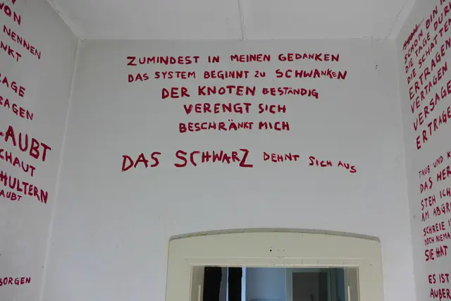 Dritter Abschnitt von dem Gedicht "Unter meiner Decke" von Rosa Vogt