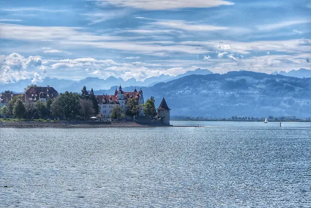 Lindau mit dem Alpenpanorama
