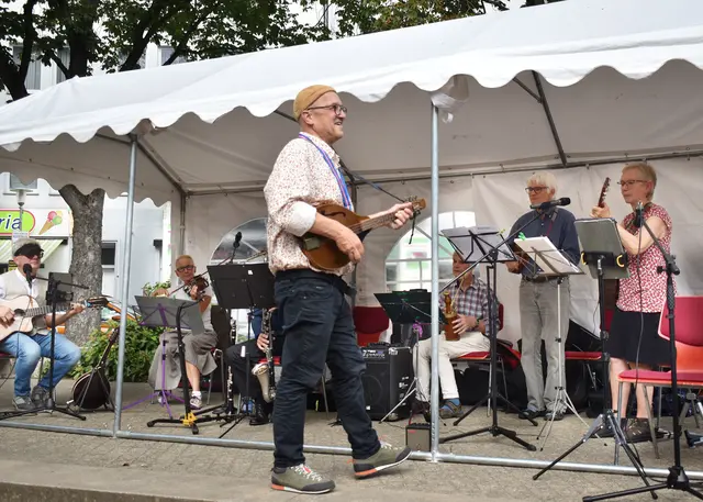 Die Gruppe „wachsMus“ spielte beim Kulturpicknick