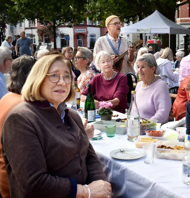 Die Gruppe „wachsMus“ spielte beim Kulturpicknick