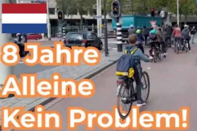 Acht Jahre - und alleine Radfahren? Keine Probleme in NL: Und in Langenhagen so? Am Donnerstag, den 10. September 2026, wird umme 17:45 das "Radverkehrskonzept Langenhagen" in der Aula der IGS vorgestellt: Sei SELBER dabei, und bringe Dich SELBER für Deine Radfahr-Zukunft (und die Deiner Kinder und Deiner Eltern) ein!!! | Foto: ADFC Langenhagen