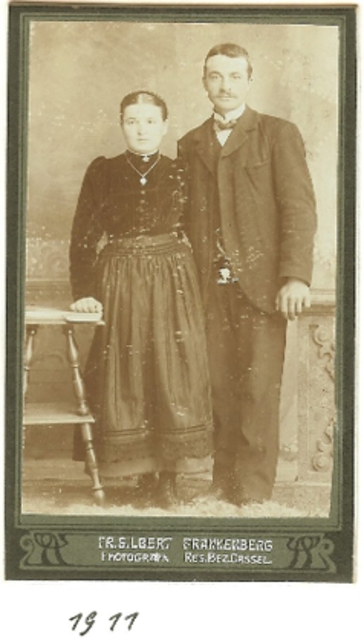 Ehepaar aus Hatzfeld 1911