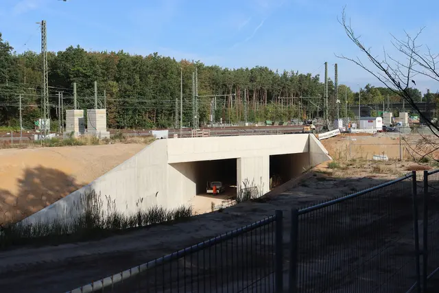 Tunnel unter der Main-Neckar-Bahn in Neu-Isenburg