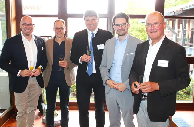 Fabian Mehring, Martin Jäger, Michael Higl, Johann Popp  | Foto: Peter Heider
