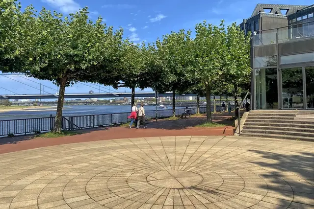 Spaziergang auf der Rheinuferpromenade | Foto: copyright Margot Klütsch