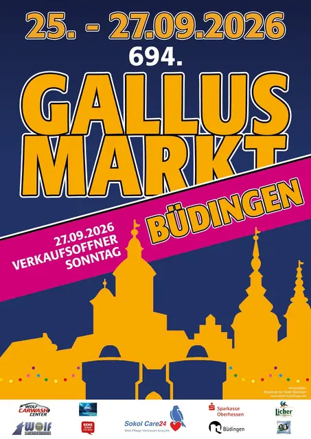 694. Büdinger Gallusmarkt in der historischen Altstadt von Büdingen. | Foto: stadt büdingen
