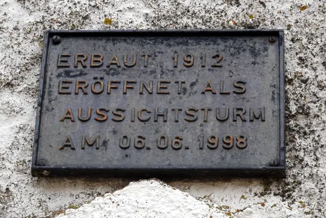 Tafel am Athenslebener Wasserturm