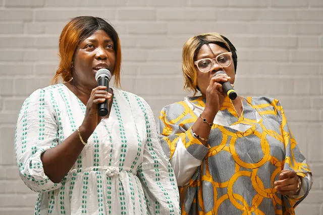 Der Chor der „Ghanian Presbyterian Church Hannover“ sang in der Auferstehungskirche
