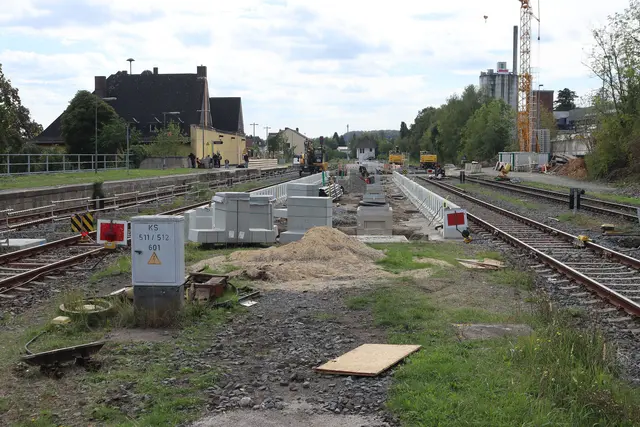 Bahnhofsumbau in Alsfeld am 11.9.2026