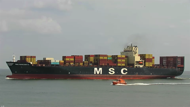 MSC Margarita Länge: 276 m Breite: 40 m | Foto: ©Rainer Bresslein