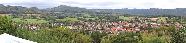 Panoramablick auf Wolfshagen