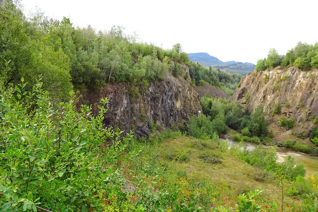 Blick in den rekultivierten Steinbruch