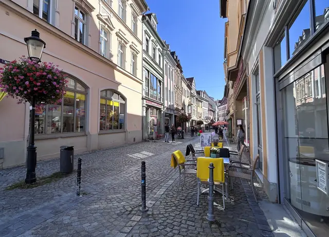 Blick in die Herrenstraße 