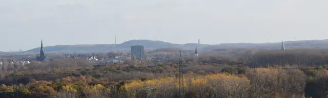 Die drei Kirchtürme der Stadtführung von links: St. Marien, St. Georg, Herz-Jesu
