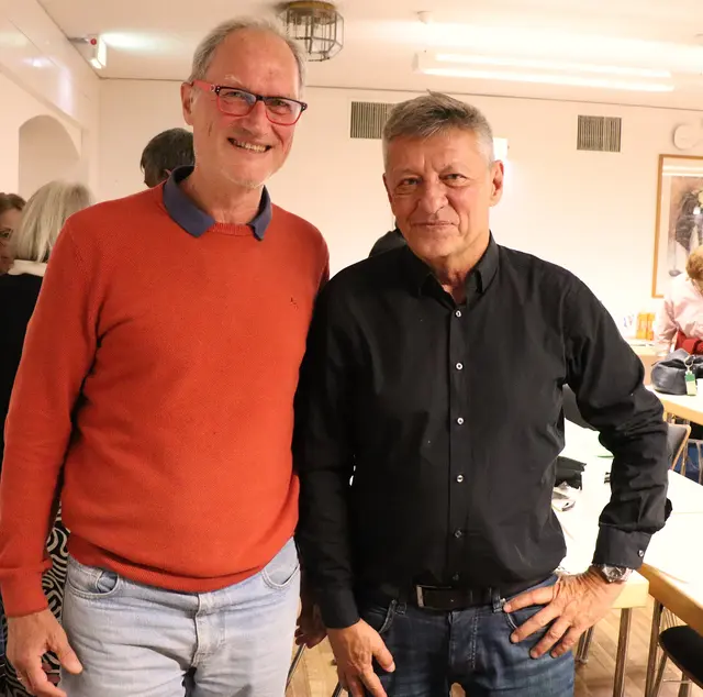 Ein neuer und ein Ex-Präsident der DFG Augsburg und Schwaben e.V. | Foto: Marianne Stenglein