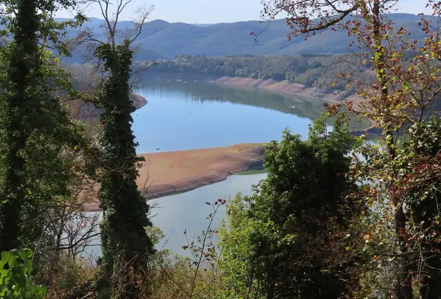 Hier sind die "Hopfenberge" zu sehen, die normalerweise vom  Wasser bedeckt sind. | Foto: M. A.