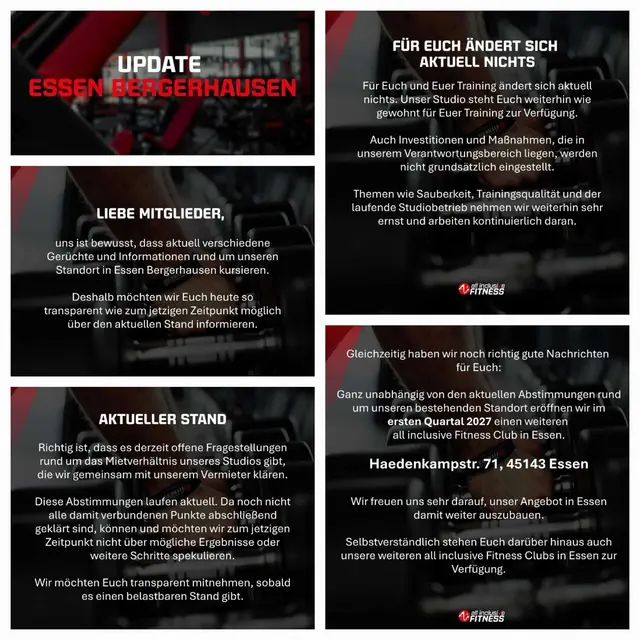 Vor 2 Wochen gab es diese Info der Zentrale. Aber vor Ort, wird selbst diese Mitteilung bestritten. | Foto: Umbehaue
