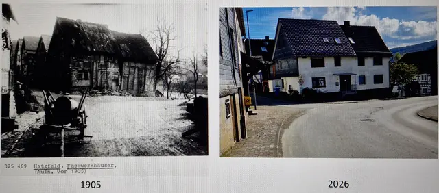 Vor 100 Jahren und Heute in Hatzfeld