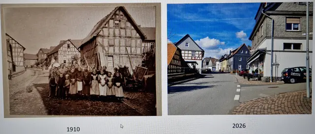 Vor 100 Jahren und Heute in Hatzfeld