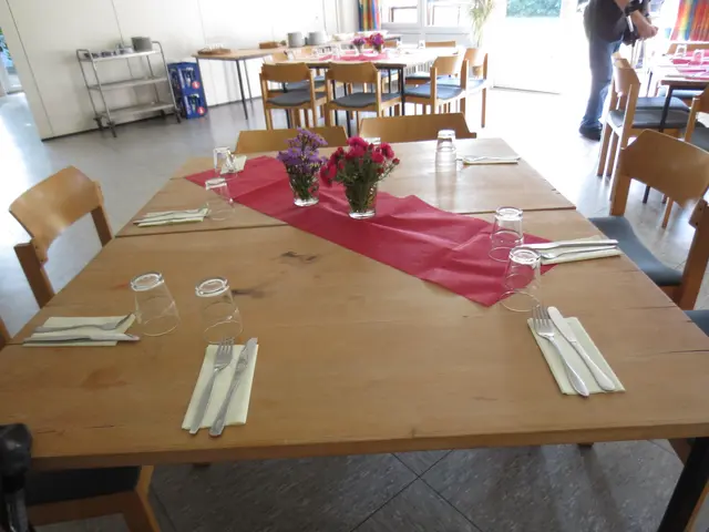 Auch hier noch ein gedeckter Tisch