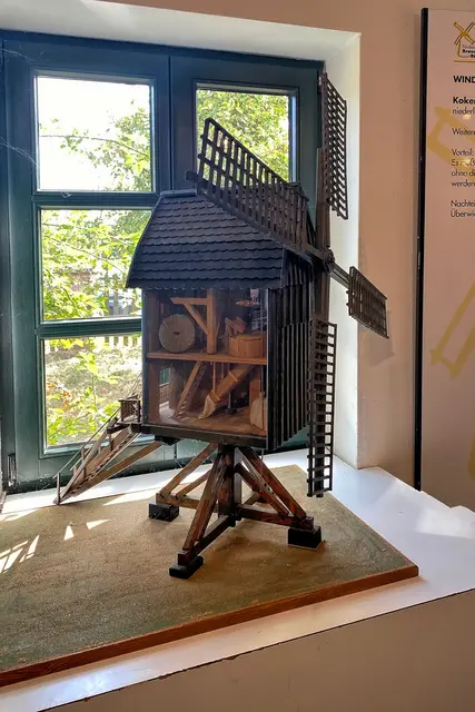 Modell einer Kokerwindmühle | Foto: copyright Margot Klütsch