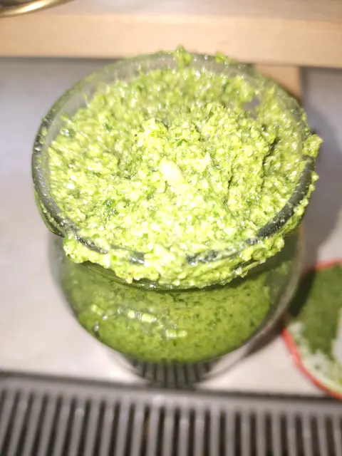 Bärlauchpesto aus dem Frühjahr.