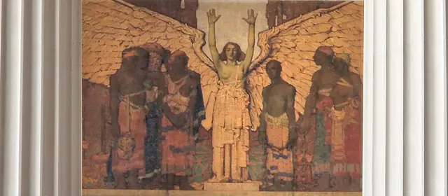 „Unity“ (Einheit): symbolisiert die Wiedervereinigung der Nord- und Südstaaten nach dem Amerikanischen Bürgerkrieg. Im Lincoln Memorial in Washington, D.C.