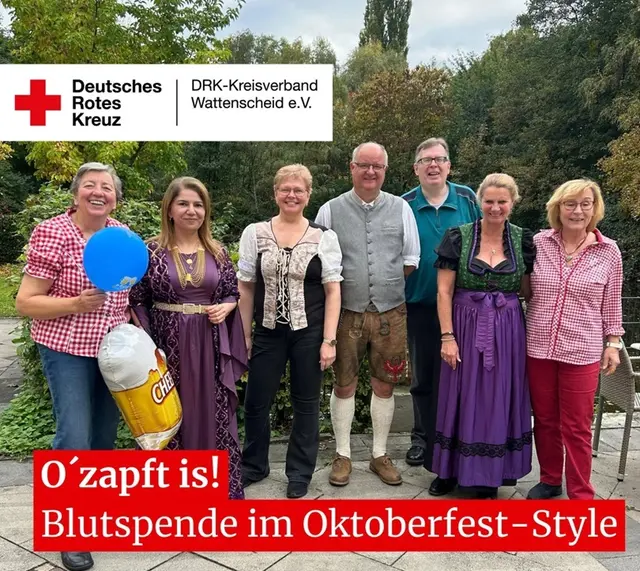 Mit der Oktoberfestdekoration, der gemütlichen Atmosphäre und unserer Gastfreundschaft wollen wir zeigen, dass eine gute Tat und ein schönes gemeinschaftliches Erlebnis wunderbar zusammenpassen“, sagt Astrid Mucha, Gastgeberin im Hotelrestaurant Beckmannshof. | Foto: DRK-Kreisverband Wattenscheid e.V.