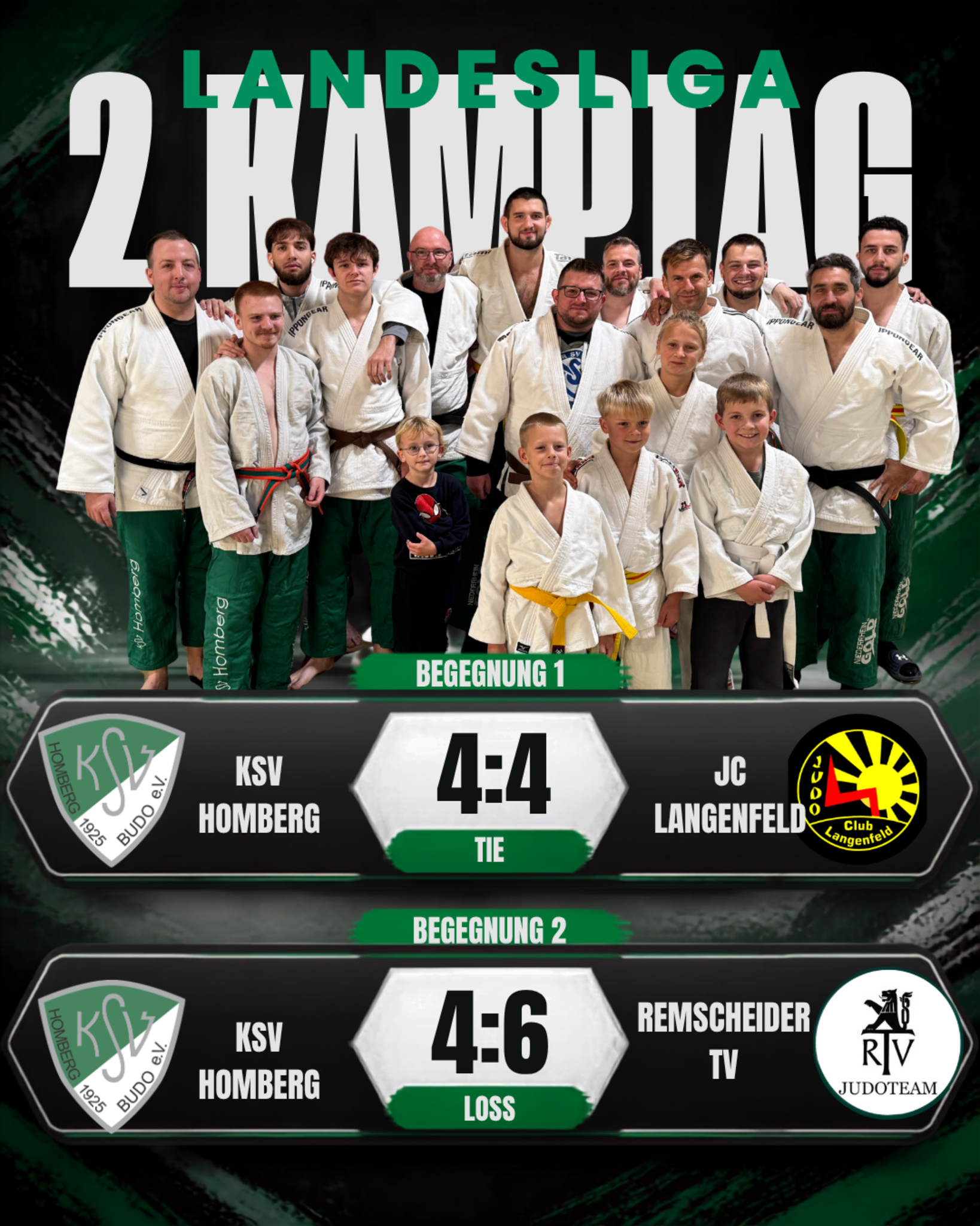 KSV Homberg Secures Draw Against Undefeated Langenfeld in Judo League
