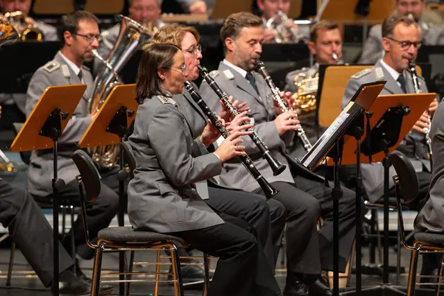 Die Bläser des Heeresmusikkorps Ulm. | Foto: Heeresmusikkorps Ulm
