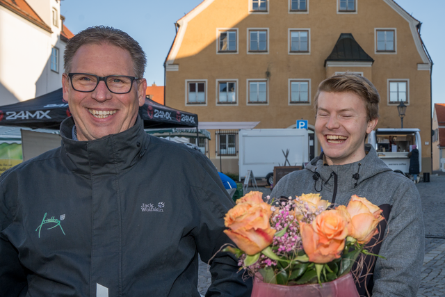Zum Fest würdigte Friedbergs Erster Bürgermeister Roland Eichmann das große Engagement aller Fieranten, der technischen Unterstützer des Marktgeschehens. Er dankte den Marktbesuchern, welche zusammen mit den Fieranten für eine kontinuierliche Fortsetzung dieser Institution beitragen. | Foto: FSeventfoto