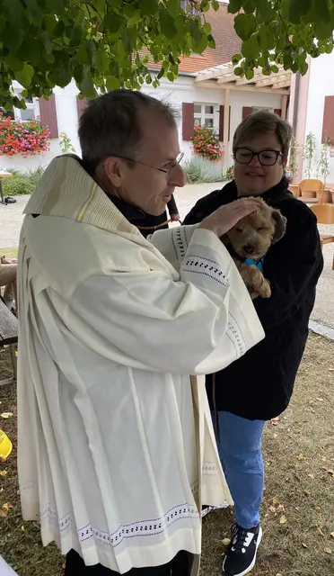 Einzelsegen für den Hund
