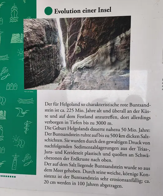 Info zur Entstehung der Insel | Foto: Shima Mahi