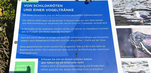 Info über die Teichanlage | Foto: Shima Mahi